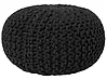Pouffe CONRAD Cotton Black