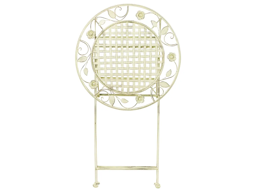 Garden Bar Table BIVIO 60 cm 60 cm Metal Light Green_966464