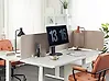 Desk Screen WALLY 72 x 40 cm Beige