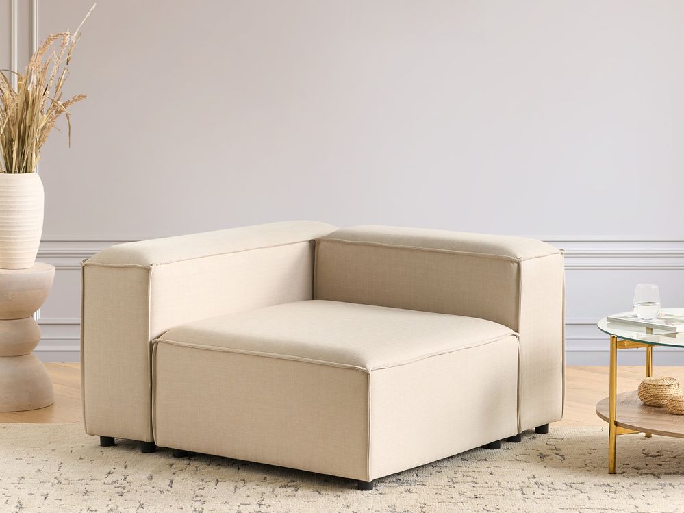 Module d'angle ARDAL Tissu Beige Côté droit