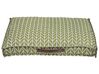 Faux Linen Pet Bed 70 x 50 cm Green PAYAS_826710