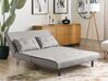 Sofa rozkładana 2-osobowa jasnoszara VESTFOLD_930428