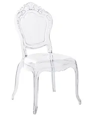 Set of 2 Dining Chairs VERMONT Transparent_1094019