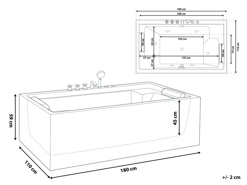 Badekar 110 Cm () Badekar 110 Cm