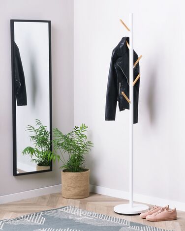 Coat Stand Steel White ALBIN