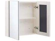 Szafka łazienkowa wisząca z lustrem NAVARRA 60 cm 60 cm Biały_811250
