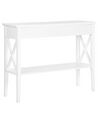 2 Drawer Console Table White AVENUE_751680