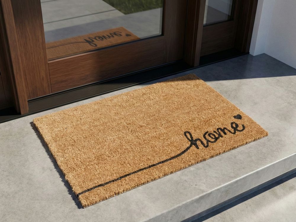 Doormat LEDIANAIA Natural 40 x 60 cm Coir
