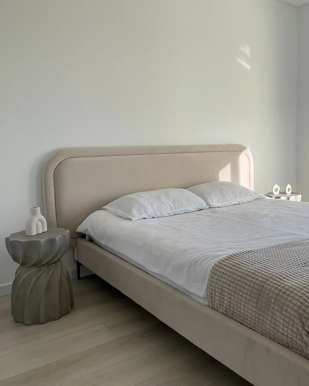 Lit Boxspring WELCON Rockstar 180x200 Cm - Matelas Ressorts Poches + Topper Beige
