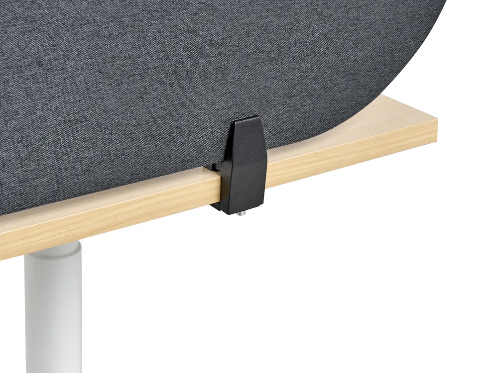 Desk Screen SPARKY 160 x 40 cm Dark Grey_1015339