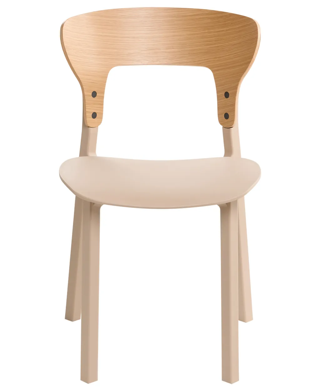 Set di 2 sedie da pranzo WALDEN Beige chiaro_1077831