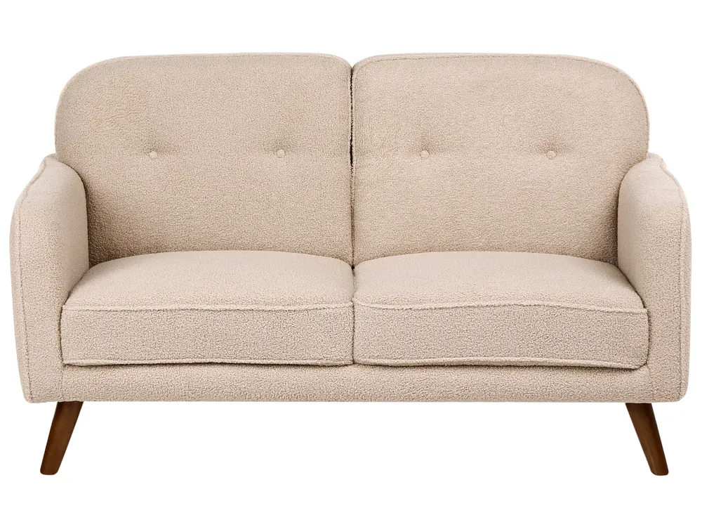 Divano 2 posti ETTRUM Bouclé Beige_1113378