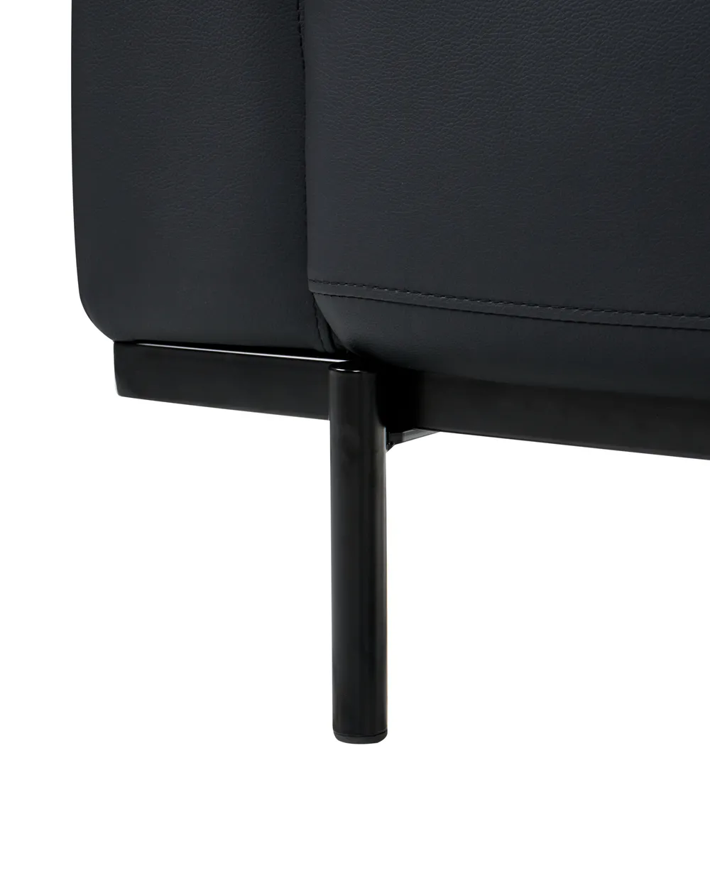 Armchair SOVIK Faux Leather Black_1041263