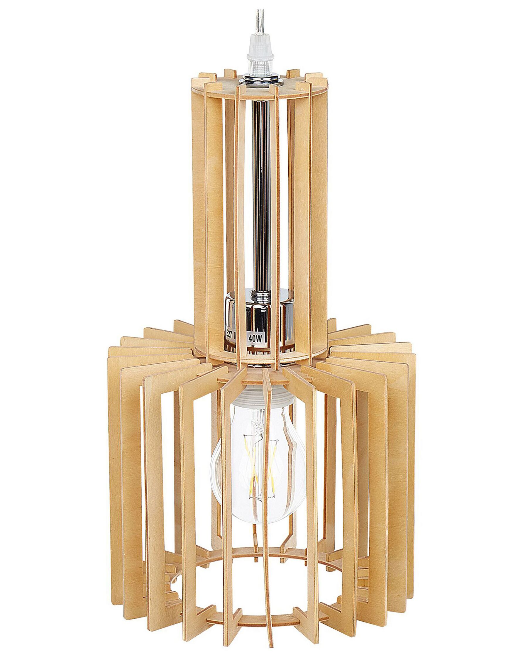 Pendant Lamp Light Wood NIARI_792269