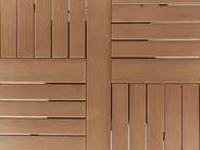 Stolik bistro PALMI 60 cm 60 cm Imitacja drewna Brązowy_808216