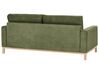 2-istuttava sohva vakosametti vihreä SIGGARD_920901