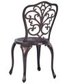 Set of 2 Garden Chairs Brown TRIORA_931746