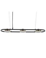 Lampadario a LED MALI Metallo Nero_824697