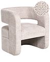 Armchair VIDSEL Chenille Beige