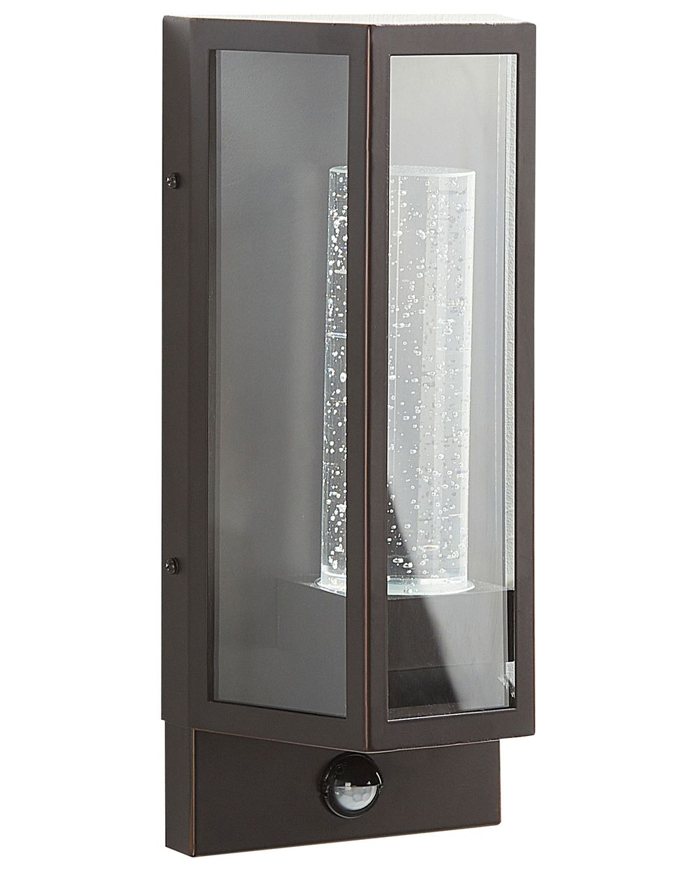 Outdoor LED Wall Light FRUID with Motion Sensor Brown