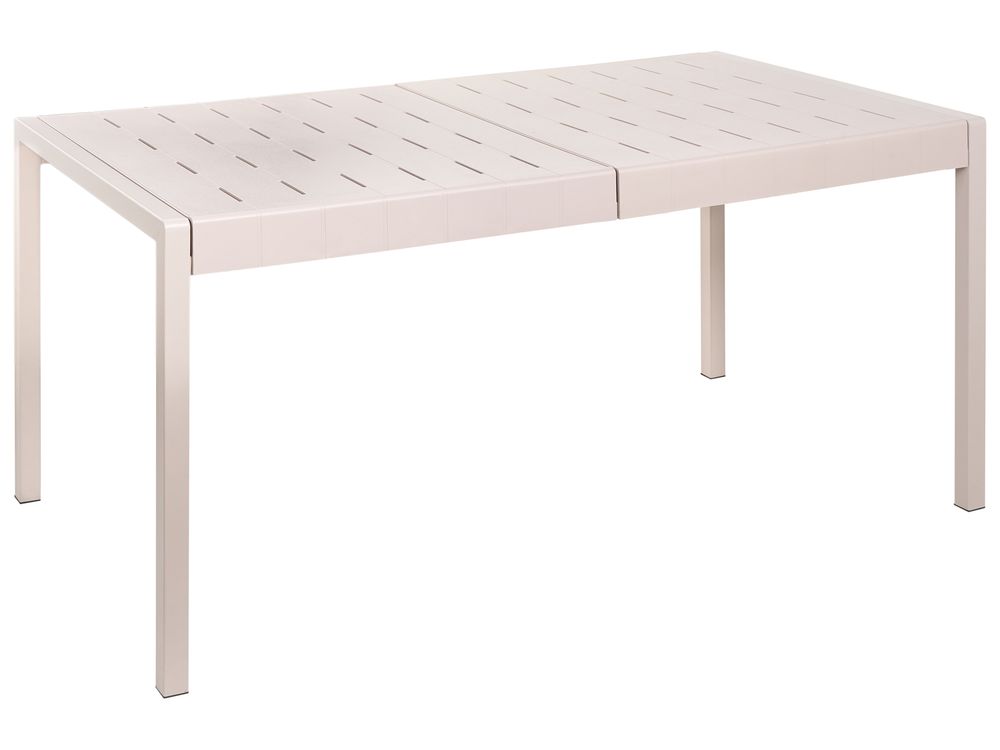 Stół ogrodowy BARTICA 154 cm 84 cm Beżowy