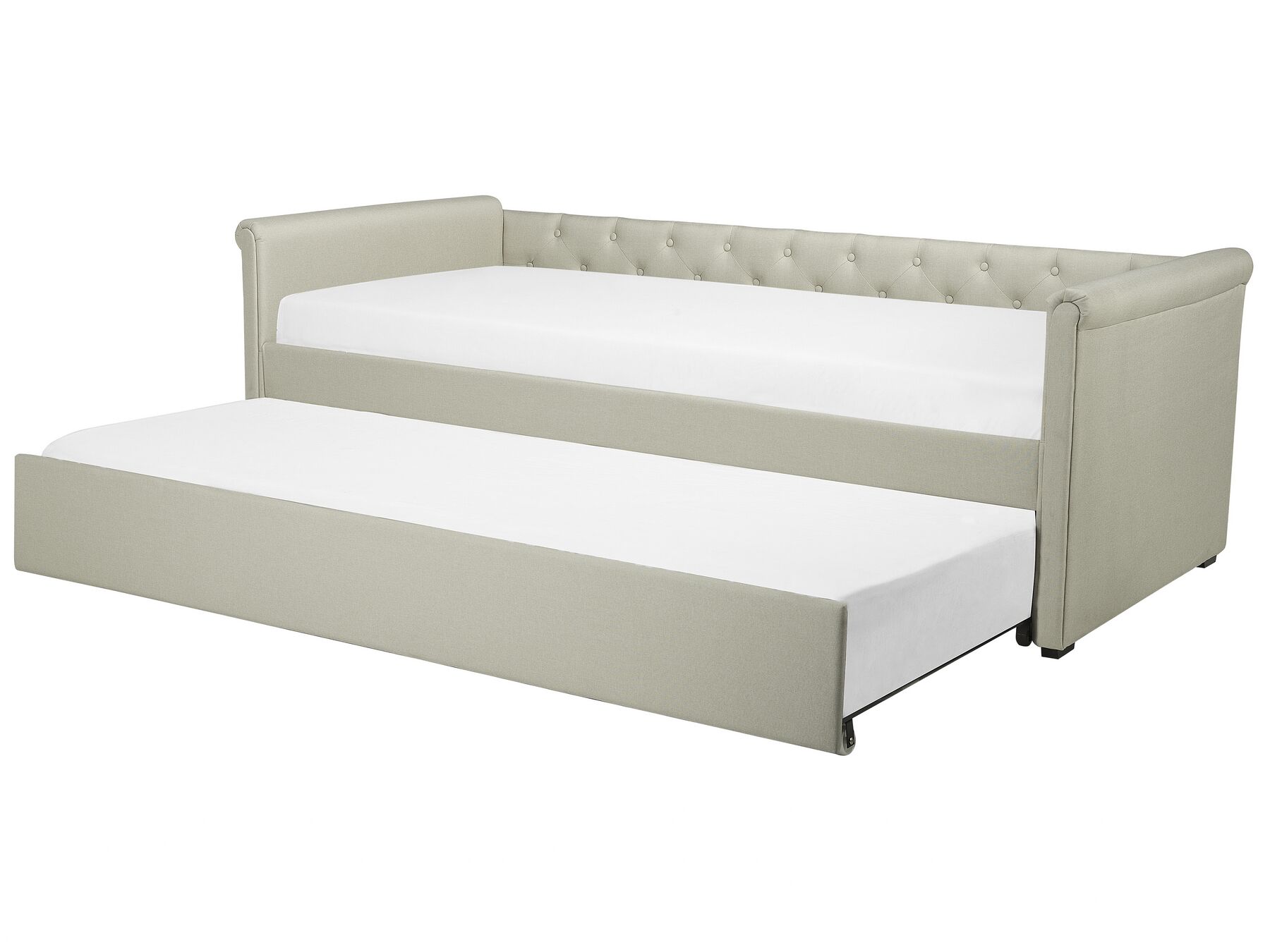 Rozkladacia posteľ 90 x 200 cm béžová LIBOURNE_742632