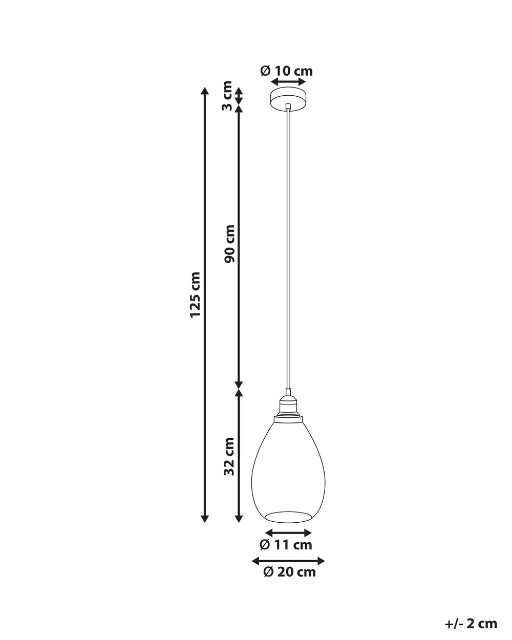 Lampadario COOSA Vetro Trasparente_942902