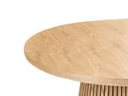 Stół do jadalni rozkładany MOORE Jesion jasny 120/160 cm 120 cm_993555