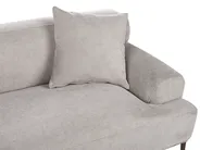 Sofa 3 Seater MATILA Fabric Light Grey_951836