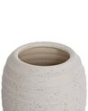 Stoneware Flower Vase 36 cm White LENOK_935241