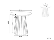 Coffee Table MESILLA Acacia Wood Brown_906637