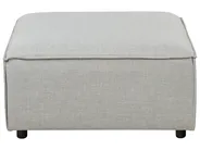 Modular Corner Sofa 2 Seater ARDAL with Ottoman Fabric Light Grey Right Hand_949576
