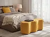 Upholstered Bench LITTLETON Fabric Mustard
