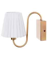Set di 2 lampade da parete TOLKA Metallo Bianco_948755