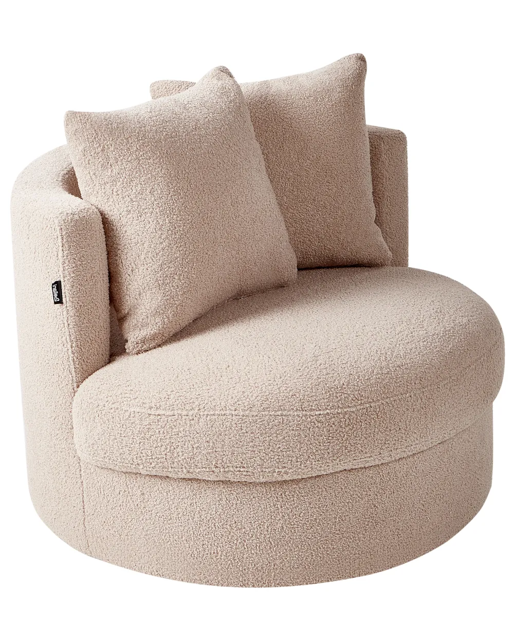 Poltrona DALBY Bouclé Beige_958833