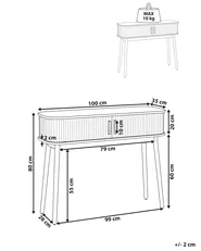 Console Table SELAH Brown_935837