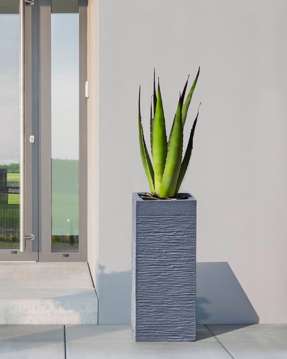Plant Pot DION 26 cm Dark Grey