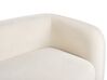Conjunto de sofás 5 lugares em bouclé branco-creme LEIREN_920789
