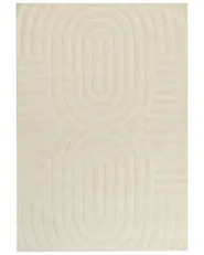 Rug MASTUNG Beige 160 x 230 cm Wool_883908