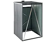 Abrigo para caixote do lixo 240 L PERINALDO Metal Cinzento grafite_1185036