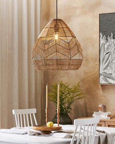 Woven Pendant Lamp Natural CASCADE