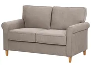 Living Room Set 5 Seater RONNEBY Fabric Light Brown_901468