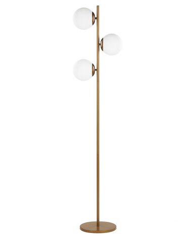 Zlatá stojací lampa 153 cm WADI