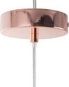 Lampe suspension en métal cuivré TORDINO_691421