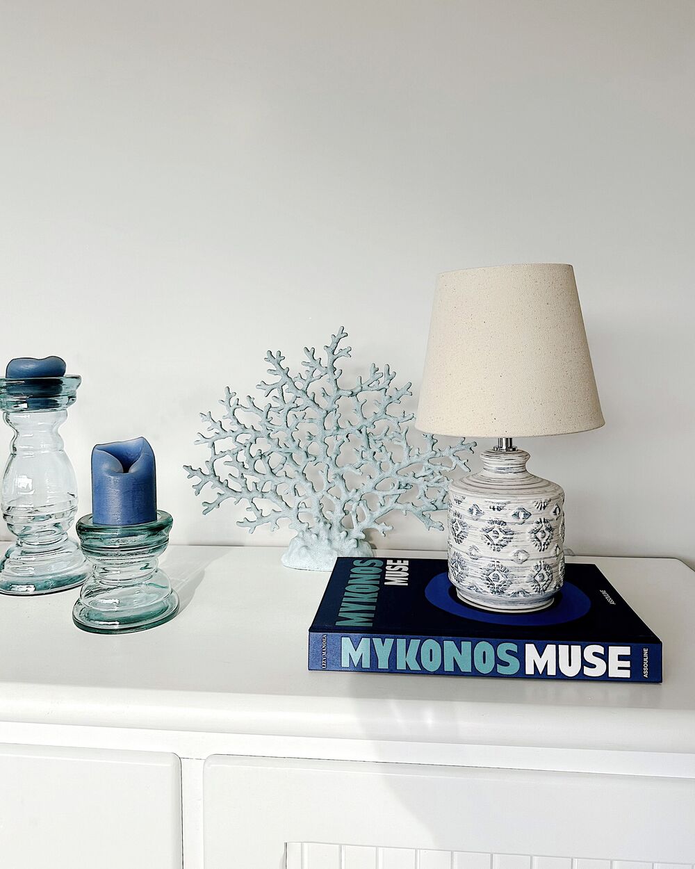 Tischlampe ROSANNA Keramik Beige