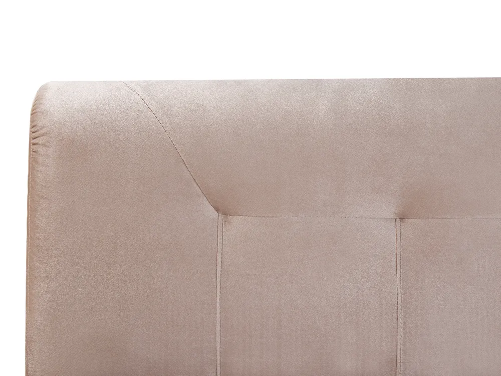 Divan Bed Velvet MARQUISE 160 x 200 cm (EU King Size) Beige_796516