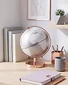 Globo terráqueo CABOT 28 cm Plateado