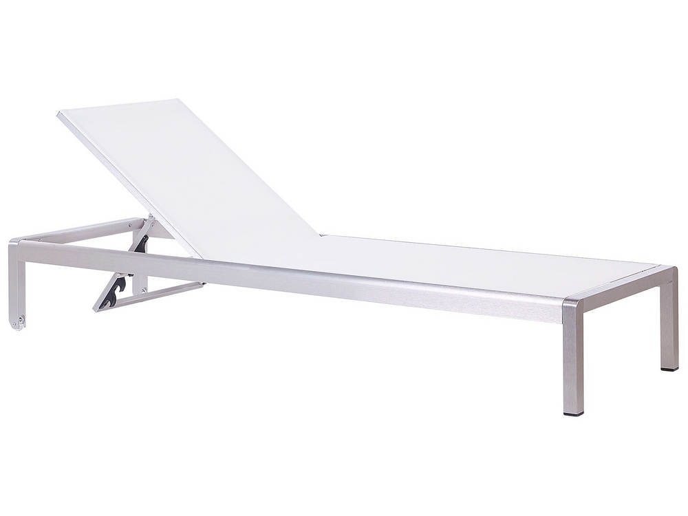 White aluminium sun lounger sale
