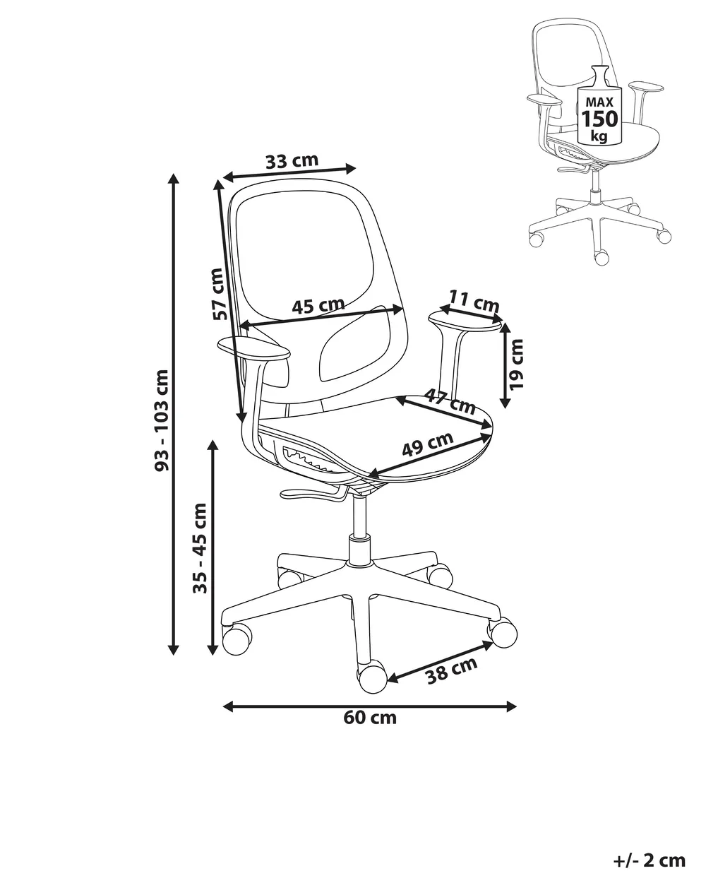 Office Chair AERI Mint Green_1050997