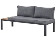 Garden Corner Sofa with Table 4 Seater PIENZA II Modular Grey Right Hand_776805